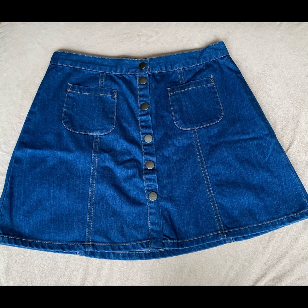 BDG jean skirt